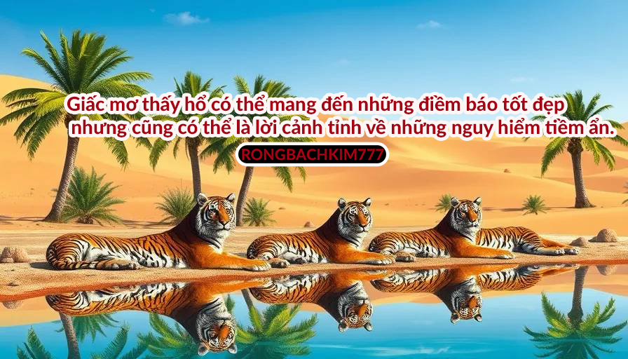 Giấc mơ thấy hổ có thể mang đến những điềm báo tốt đẹp, nhưng cũng có thể là lời cảnh tỉnh về những nguy hiểm tiềm ẩn.