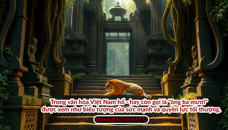 Trong văn hóa Việt Nam hổ - hay còn gọi là "ông ba mươi" - được xem như biểu tượng của sức mạnh và quyền lực tối thượng